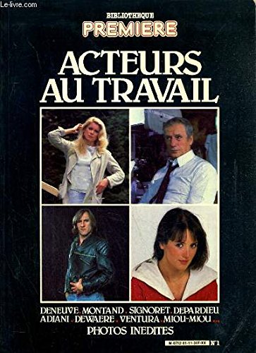 Book cover: Acteurs au travail