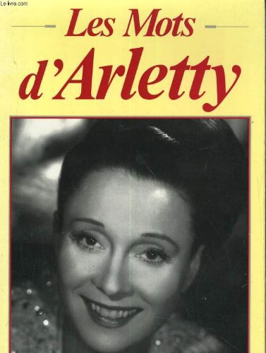 Book cover: Les Mots d'Arletty