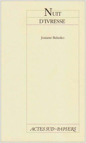 Couverture du livre : Nuit d'ivresse