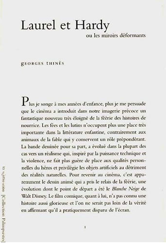 Couverture du livre : Laurel et Hardy, ou les miroirs déformants