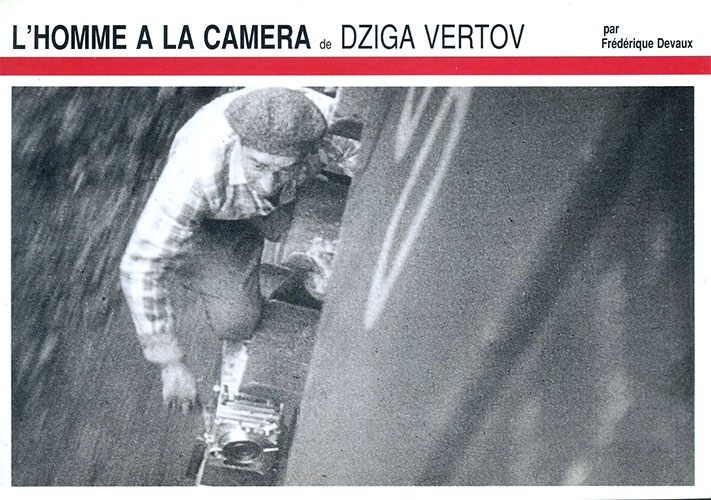 Couverture du livre : L'Homme à la caméra de Dziga Vertov