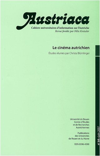 Couverture du livre: Le Cinéma autrichien