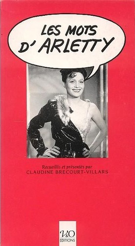 Couverture du livre : Les Mots d'Arletty