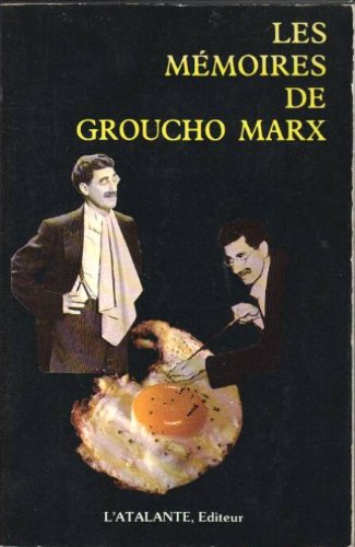 Book cover: Les Mémoires de Groucho Marx