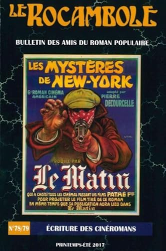 Book cover: Écriture des cinéromans