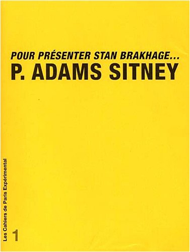 Couverture du livre: Pour présenter Stan Brakhage