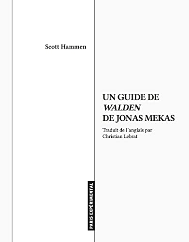 Couverture du livre : Un guide de Walden de Jonas Mekas