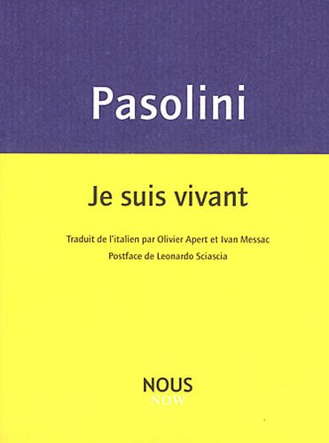 Book cover: Je suis vivant