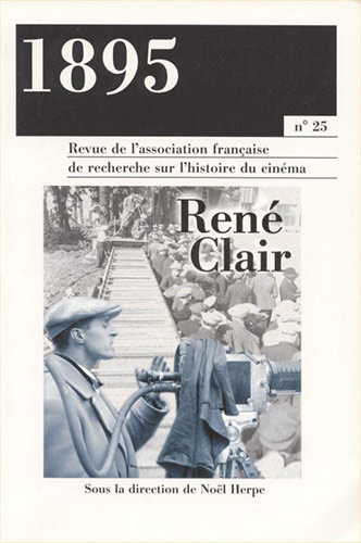 Couverture du livre: René Clair - Revue 1895 n°25