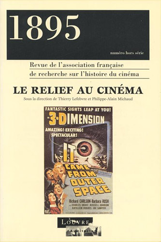 Couverture du livre: Le relief au cinéma - Revue 1895 hors-série