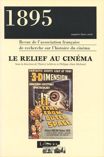 Couverture du livre : Le Relief au cinéma - Revue 1895 hors-série