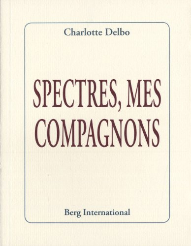 Book cover: Spectres mes compagnons - Lettre à Louis Jouvet