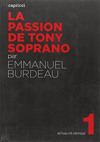 Book cover: La Passion de Tony Soprano