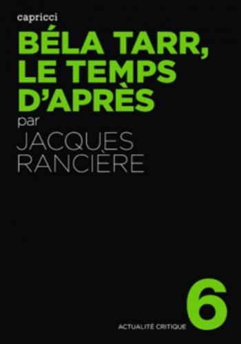 Couverture du livre : Bela Tarr, le temps d'après