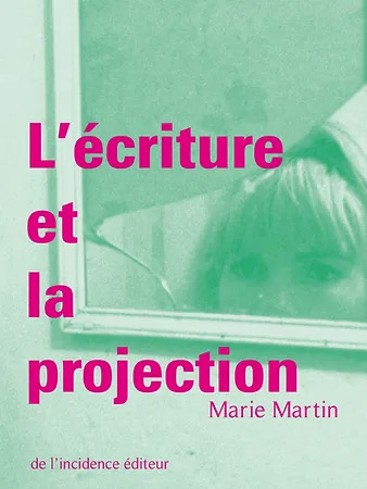 Couverture du livre : L'Écriture et la projection