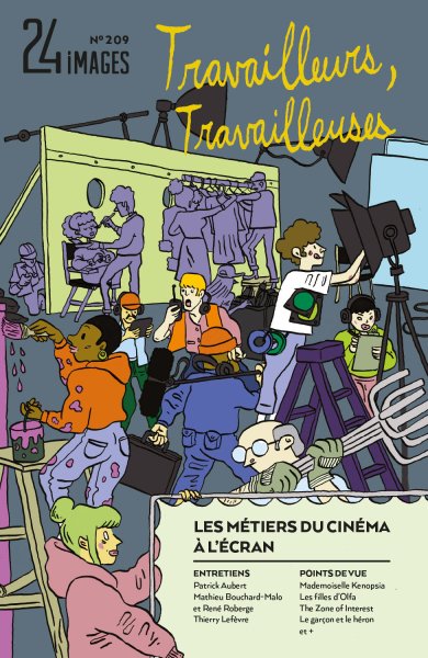 Book cover: Travailleurs, travailleuses - les métiers du cinéma à l'écran