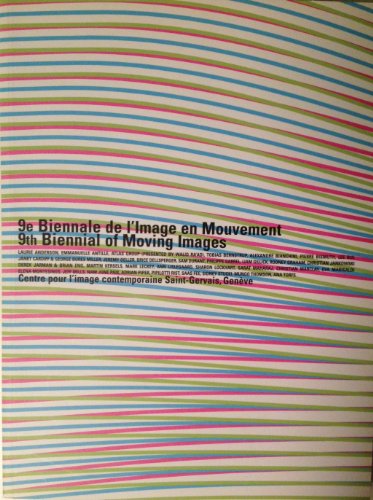Book cover: 9e Biennale de l'Image en Mouvement