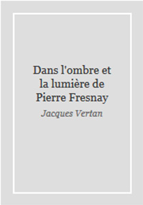 Book cover: Dans l'ombre et la lumière de Pierre Fresnay