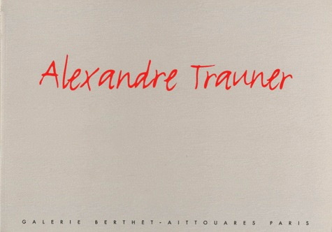 Couverture du livre: Alexandre Trauner - 50 ans de peinture pour l'histoire du cinéma