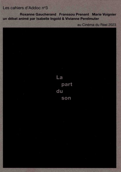 Couverture du livre : La Part du son