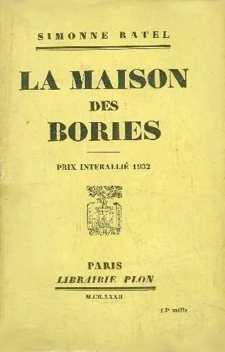 Couverture du livre : La Maison des Bories