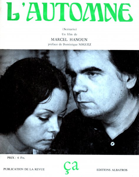 Couverture du livre : L'Automne - un film de Marcel Hanoun