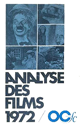 Couverture du livre: Analyse des films 1972