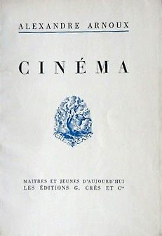 Book cover: Cinéma