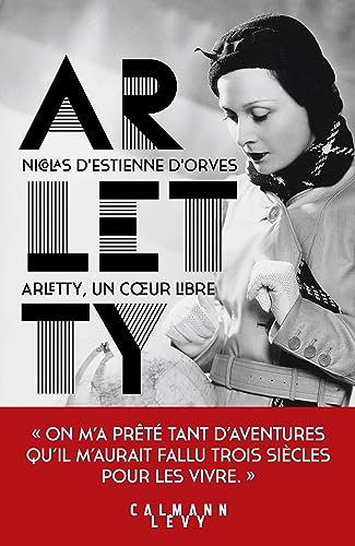 Book cover: Arletty, un cœur libre