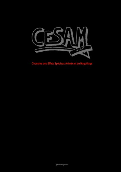 Book cover: CESAM, Circulaire des effets spéciaux animés et du maquillage - n° 1 à 11