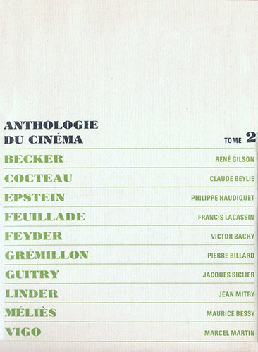 Couverture du livre : Anthologie du cinéma, tome 2
