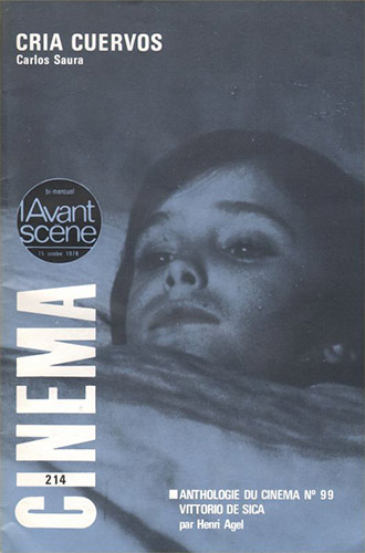 Book cover: Cria cuervos