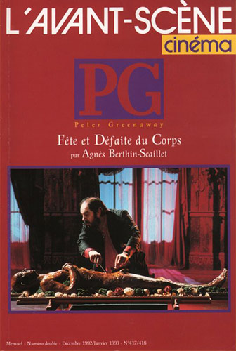Couverture du livre: Peter Greenaway - Fête et défaite du corps