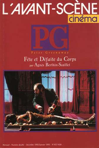 Couverture du livre : Peter Greenaway - Fête et défaite du corps