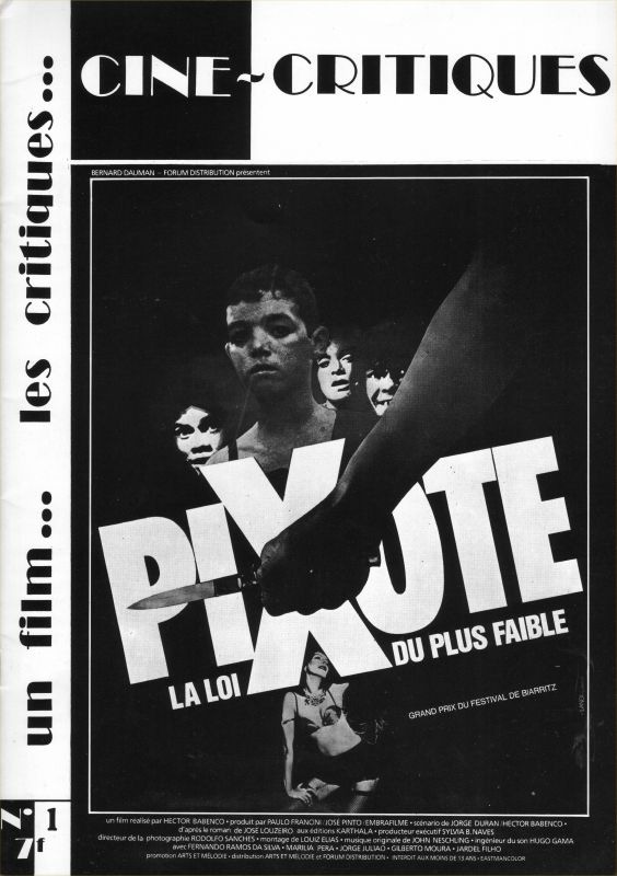 Book cover: Pixote, la loi du plus faible
