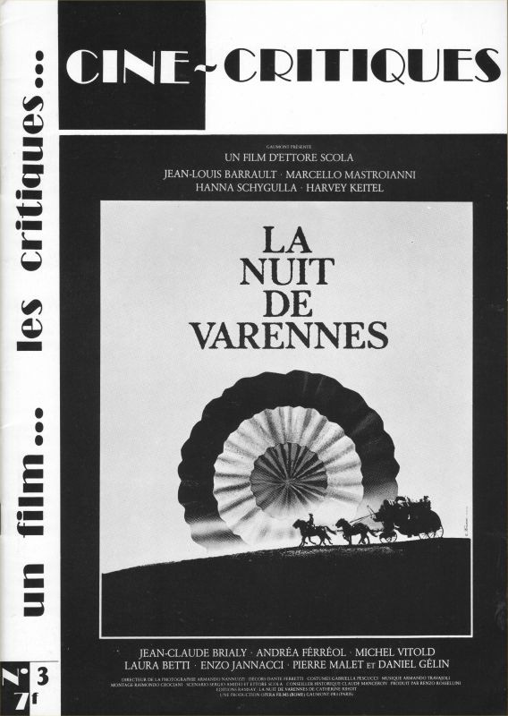 Book cover: La Nuit de Varennes
