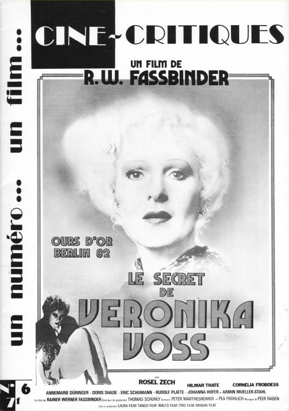 Book cover: Le Secret de Veronica Voss