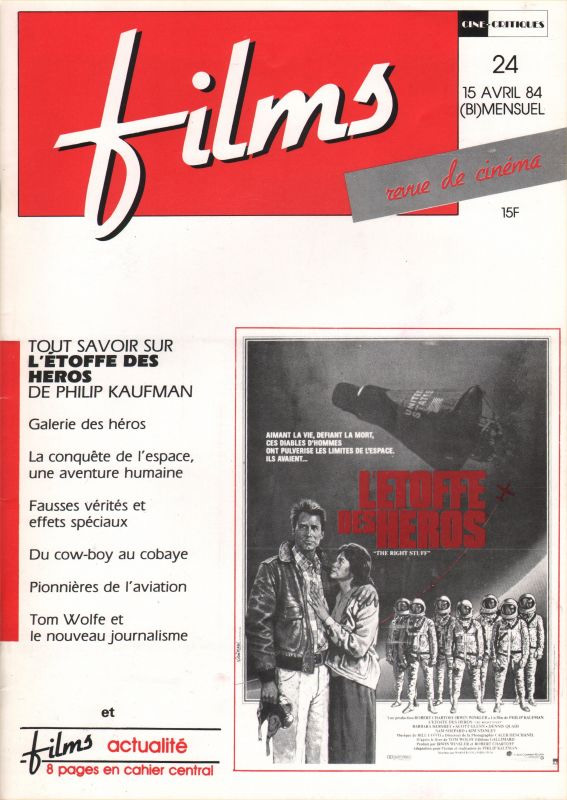 Book cover: L'Étoffe des héros