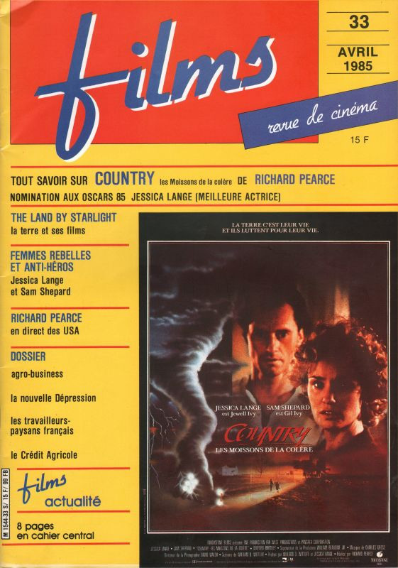 Book cover: Country - Les Moissons de la colère