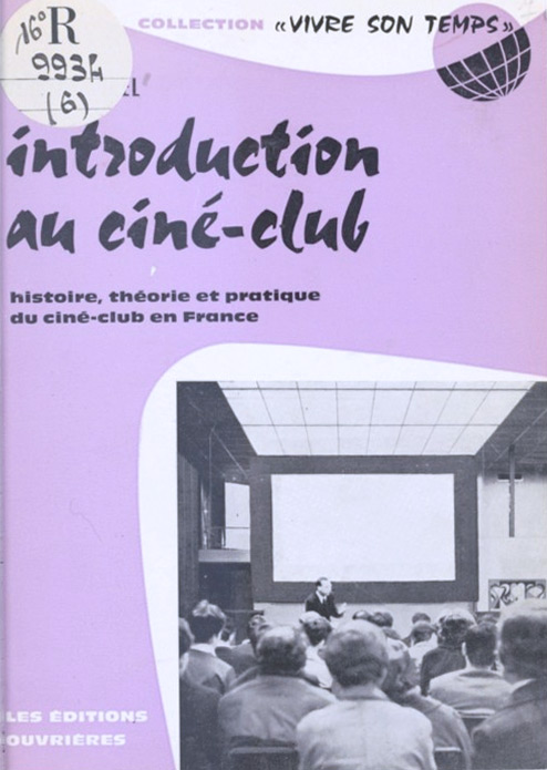 Couverture du livre : Introduction au ciné-club