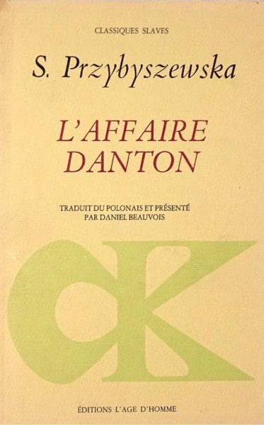Book cover: L'Affaire Danton