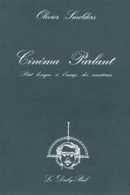Book cover: Cinéma parlant - petit lexique à l'usage des amateurs