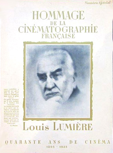 Book cover: Louis Lumière - quarante ans de cinéma 1895-1935