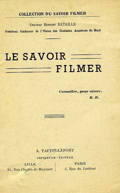 Couverture du livre : Le savoir filmer