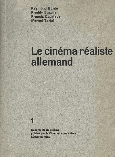 Couverture du livre: Le Cinéma réaliste allemand