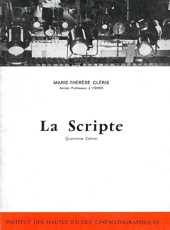 Book cover: La Scripte