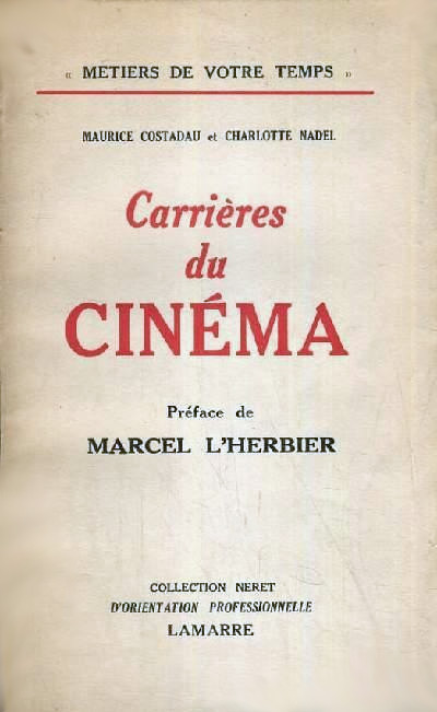 Couverture du livre : Carrières du cinéma