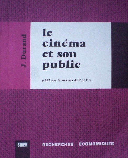 Couverture du livre: Le cinéma et son public