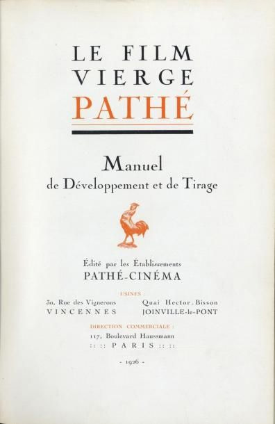 Couverture du livre : Le Film vierge Pathé