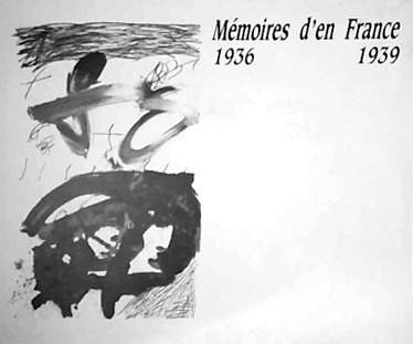 Couverture du livre : Mémoires d'en France 1936-1939